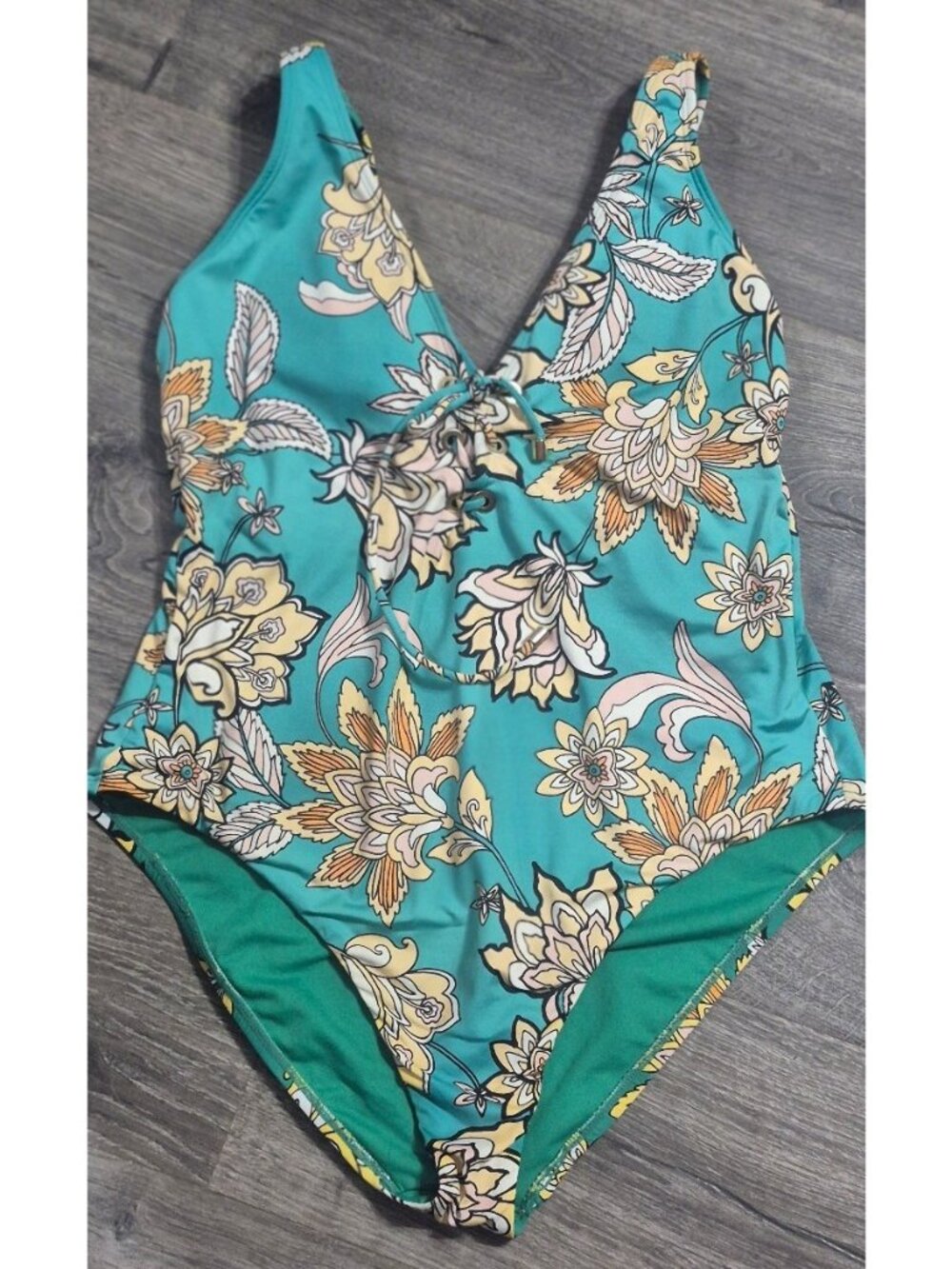 Gibson Latimer Strappy One-piece Swimsuit Bathingsuit Women's Size Large